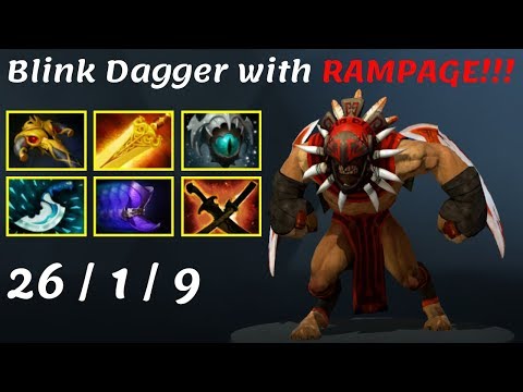 Nikobaby Bloodseeker With Blink Dagger?! - 25 min RAMPAGE & GG | Dota 2 7.22