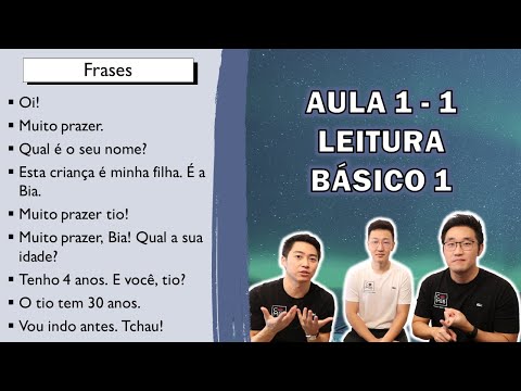 AULA 1 - 1 | LEITURA E PRONÚNCIA | BÁSICO 1 | COREANOS MIB