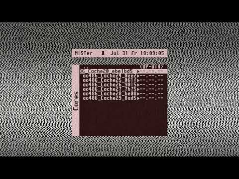 MiSTer FPGA - AO486 FreeDOS VHD and shareware games VHD