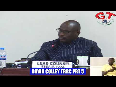 TRRC DAVID COLLEY PRT 5 07/07/2020