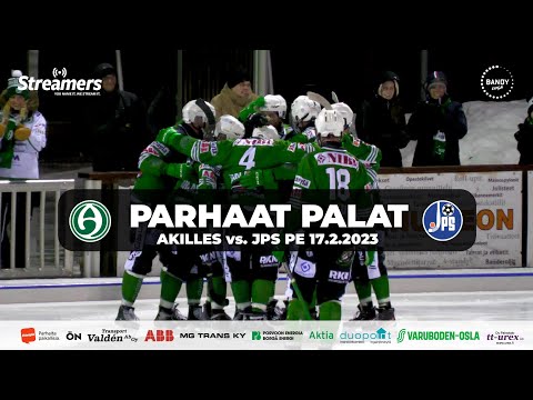 Kooste bandyliigan ottelusta Akilles - JPS 17.2.2023
