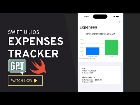 I Built a Swift UI iOS Expense Tracker App in 10 Minutes with ChatGPT – Here's How!