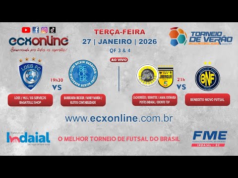 QF 3 & 4 | 39º TORNEIO DE VERÃO DE INDAIAL ''Central dos Cosméticos'' | 27 01 2026