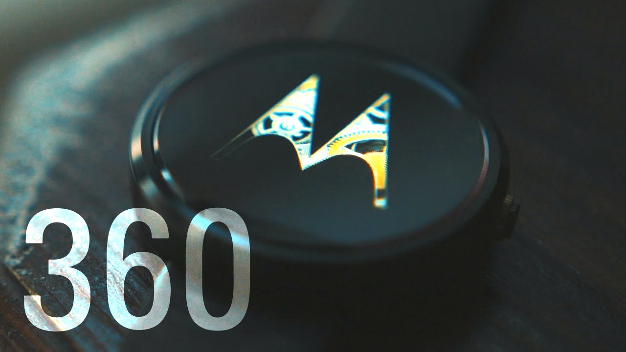 Умные часы Motorola Moto 360 Leather Black