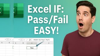Master the Excel IF Function: Easiest Pass/Fail Marksheet Trick! #exceltips