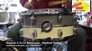 Video thumbnail for Gretsch 6.5x14 Retro-Luxe - The Drum Shop North Shore by Nate Morrison Drums