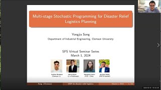Multi-Stage Stochastic Programming for Disaster Relief Logistics Planning