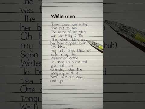 WellermanSong by Nathan Evans and Santiano lyrics #wellerman #seashanty