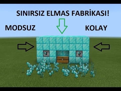 ELMAS FABRİKASI YAPIMI (PARATİK VE KOLAY)#MİNECRAFT#YT