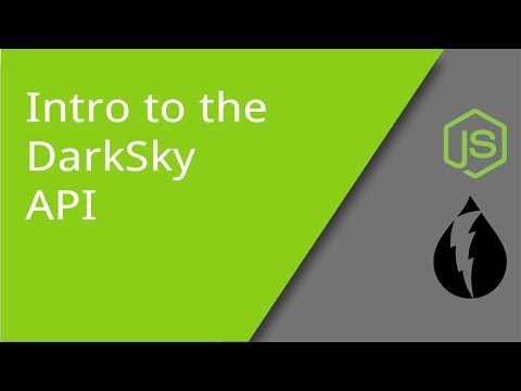 How to use the DarkSky API with JavaScript