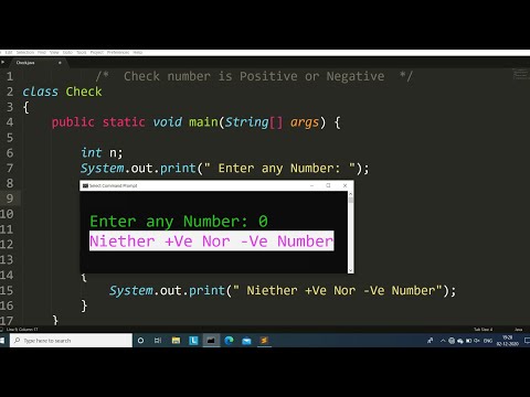 Learn Java program to check number is Positive or Negative | Learn ...
