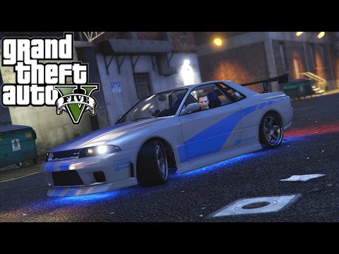 Grand Theft Auto 5 | 2 Fast 2 Furious Car Build: Skyline GTR R34