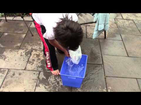 Kris and Liam Saxberg Icebucket ALS