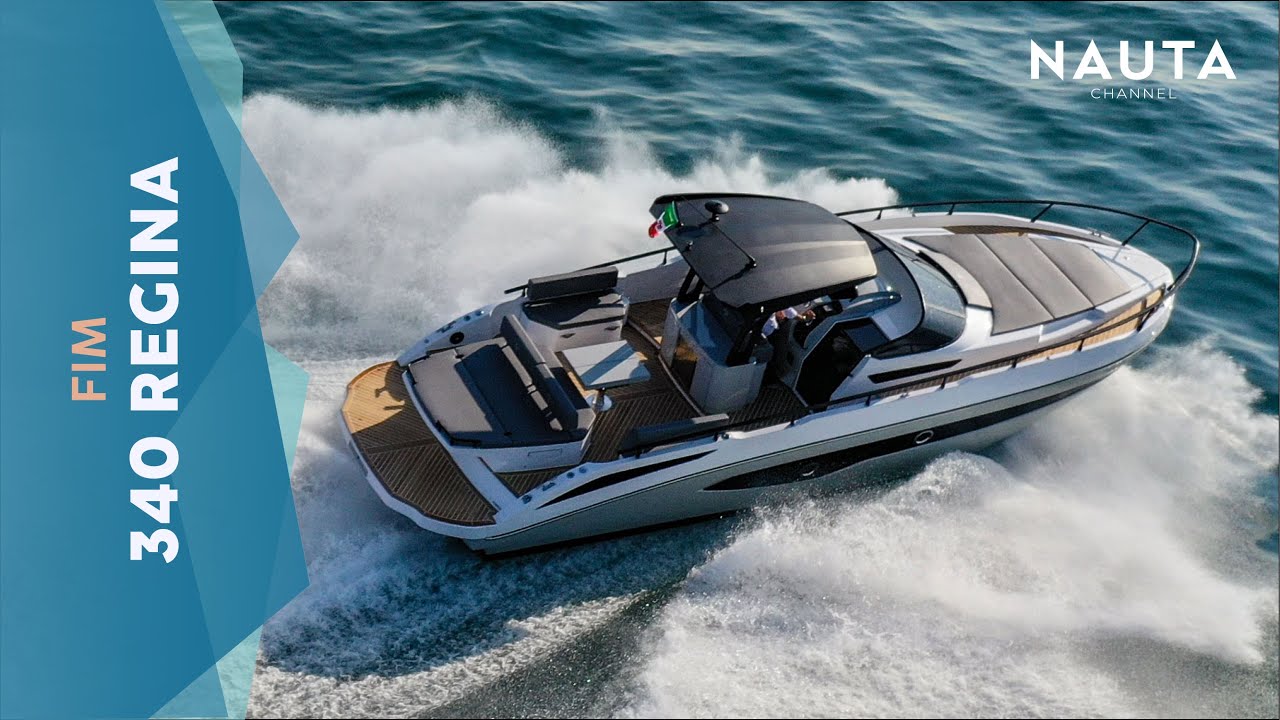 FIM - Regina 340 - incredible walkaround yacht - exterior and cabin tour