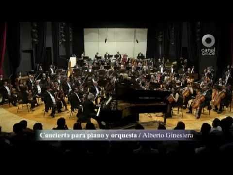 Luis Ascot interpreta el Concierto para piano No. 1 Op. 28 de Alberto Ginastera