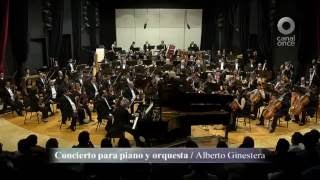 Luis Ascot interpreta el Concierto para piano No. 1 Op. 28 de Alberto Ginastera