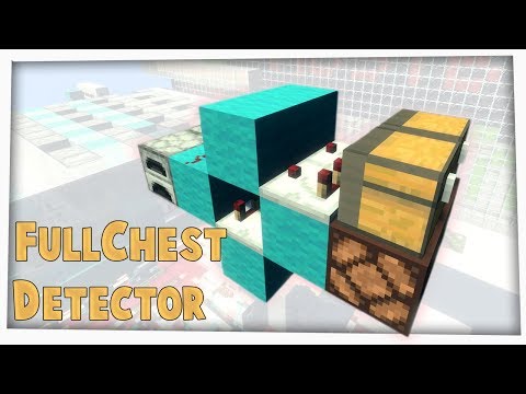 ✔ FULL CHEST DETECTOR ♦ Minecraft Redstone