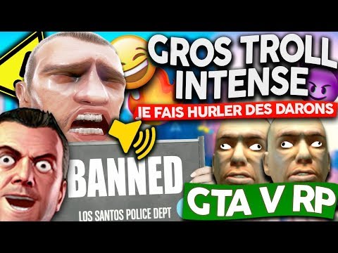 FAIRE HURLER DE RAGE UN DARON ! ON RETOURNE LE SERVEUR ! 😂😱 - GTA V RP TROLL
