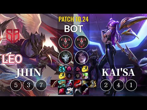 SB Leo Jhin vs Kai'Sa Bot - KR Patch 10.24