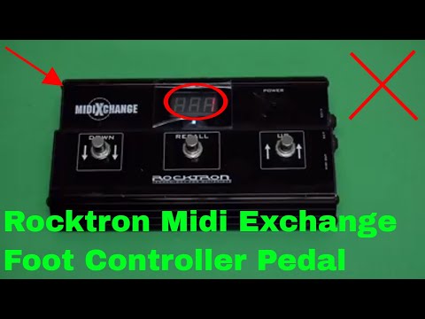 Rocktron Midi Xchange Foot Controller, Black image 4