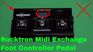 Video thumbnail for ✅  How To Use Rocktron Midi Exchange Foot Controller Pedal Review by The Stuff I Use Channel