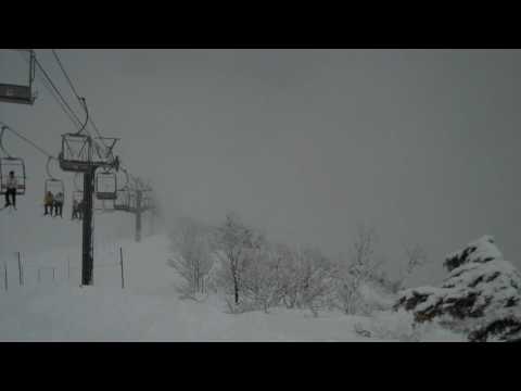 eBomb in Hakuba Riding the White Powder at Happo-One