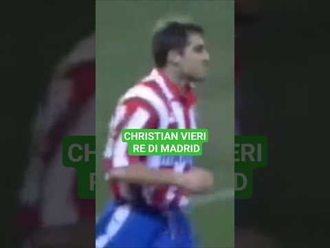 Quando Christian Vieri conquistò l'Atletico Madrid #storiedicalcio #juventus #laliga #lazio #seriea