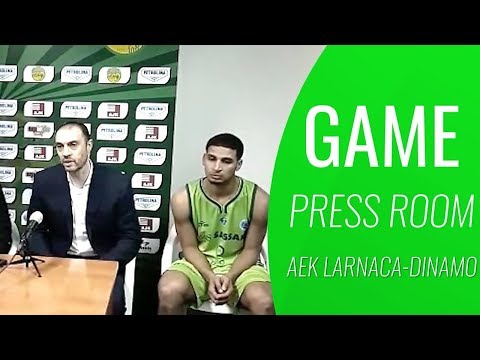 GAME | PRESS ROOM AEK - DINAMO