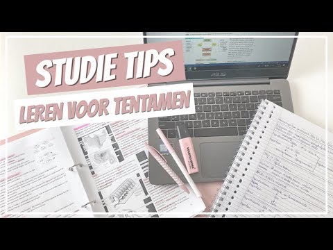 HOE LEER JE (EEN SAMENVATTING) VOOR EEN TENTAMEN? 📚 • Studietips #2 | Tessa Jansen