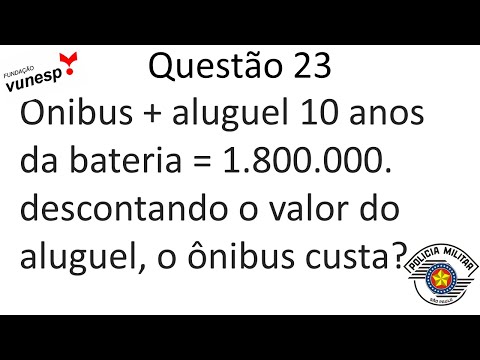🚩 CONCURSO PM-SP 2021 | MATEMÁTICA → QUESTÃO 23 VUNESP - SITUAÇÃO PROBLEMA DE MATEMÁTICA BÁSICA