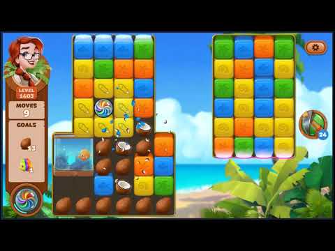 Lost Island Blast Adventure Level 1403 - NO BOOSTERS 🏝️ | SKILLGAMING ✔️