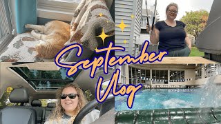 September Vlog | Lazy Weekend & Morning Swim | Sept. 13th - 15th