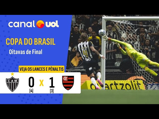 Atlético-MG bate Flamengo nos pênaltis e avança na Copa do Brasil