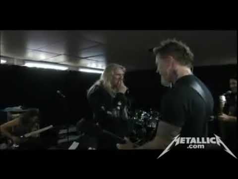 Metallica Motorcycle Man w  Biff Byford MetOnTour   Paris, France   2009
