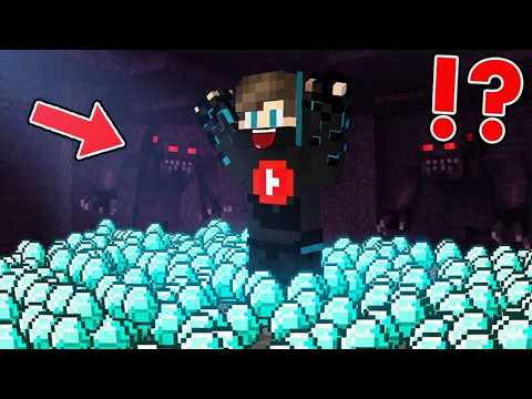 ماين كرافت حياة سرية : #12 : جبت طن دايموند بطريقة سريعة 9 ستاكات دايموند !!؟ 😱🔥