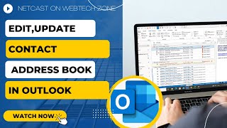How to Edit,Update Contact Address Book in Outlook