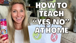 HOW TO TEACH TODDLERS TO ANSWER YES & NO QUESTIONS AT HOME: Receptive Language - The Speech Scoop