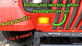 Jeep YJ front blinker not blinking...