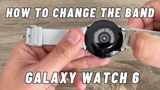 How to Change The Band (Strap) on Samsung Galaxy Watch 6