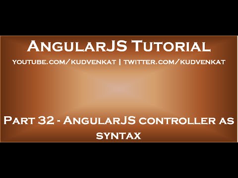 AngularJS controller as syntax