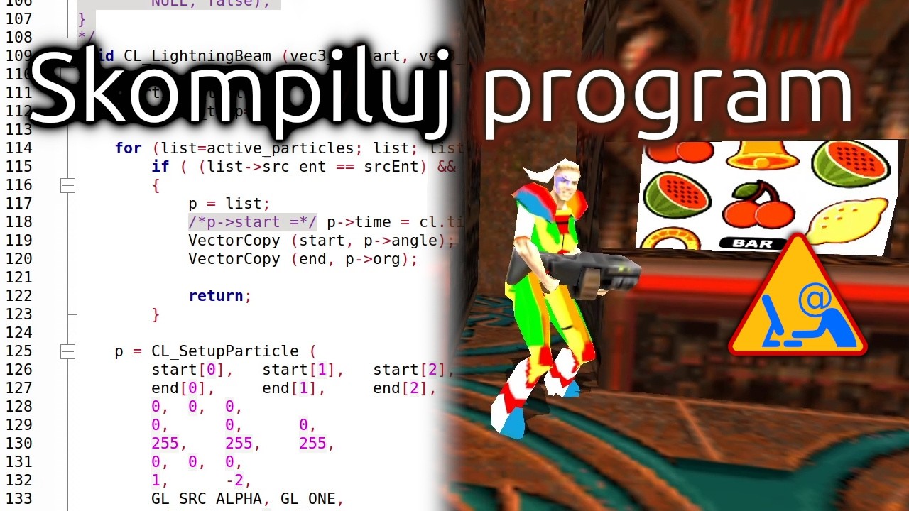 See how to compile the program