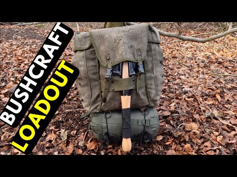 Winter Bushcraft Wild Camping GEAR LOADOUT