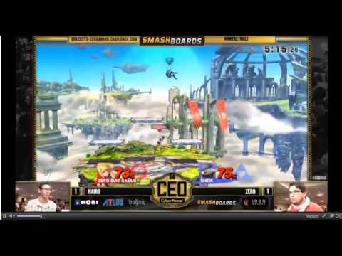 CEO - Bracket - Nairo (ZSS) vs Zer0 (Sheik) SSB4 Tournament - Smash Wii U - Smash 4 28/6/2015