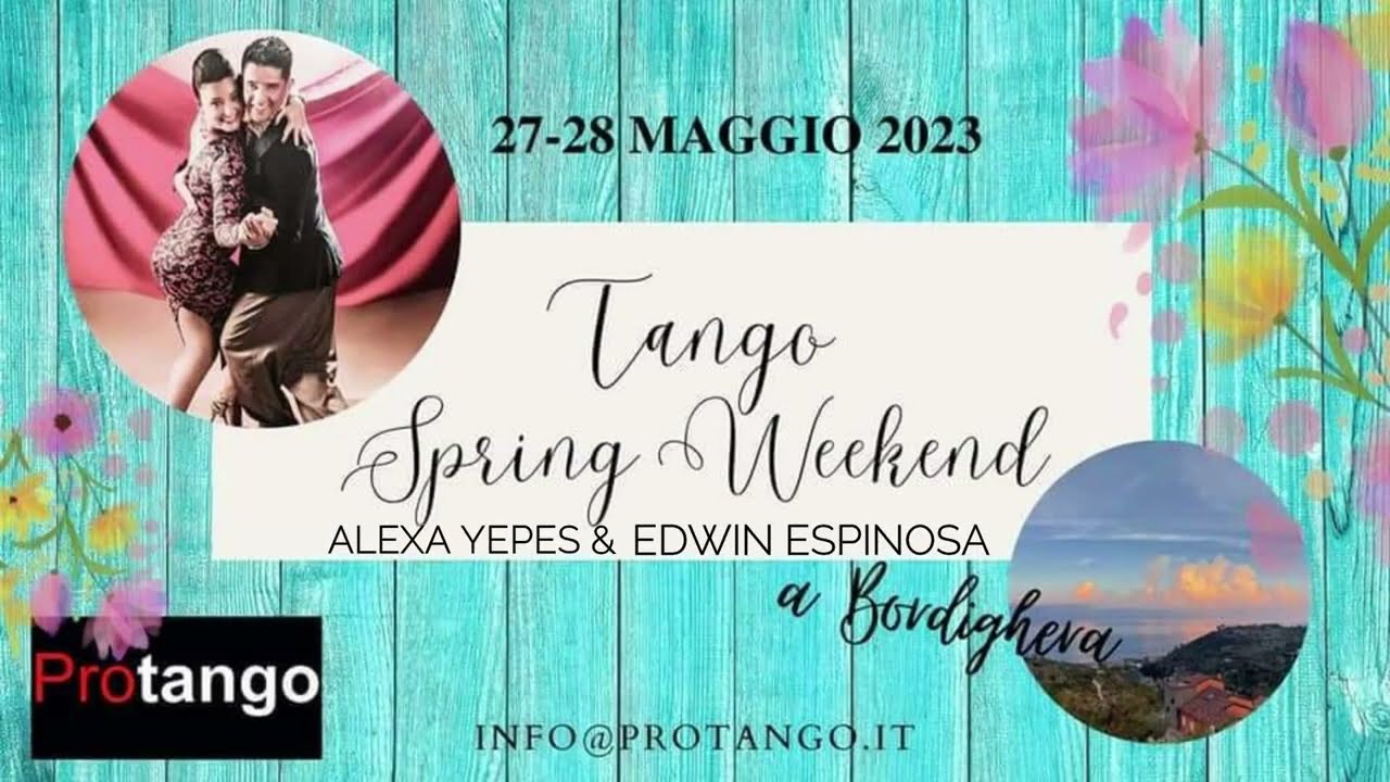 Video thumbnail for Tango Spring Weekend - con Edwin Espinosa & Alexa Yepes " 1 "