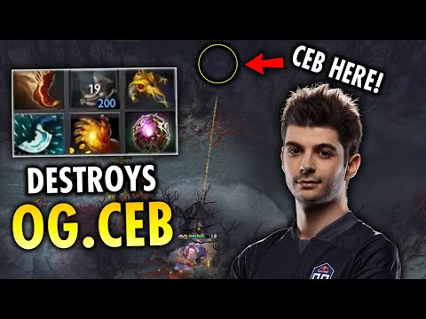 It's hard when OG CEB is your Enemy!! This is How He Destroys CEB with EPIC Blind Hook Dota 2