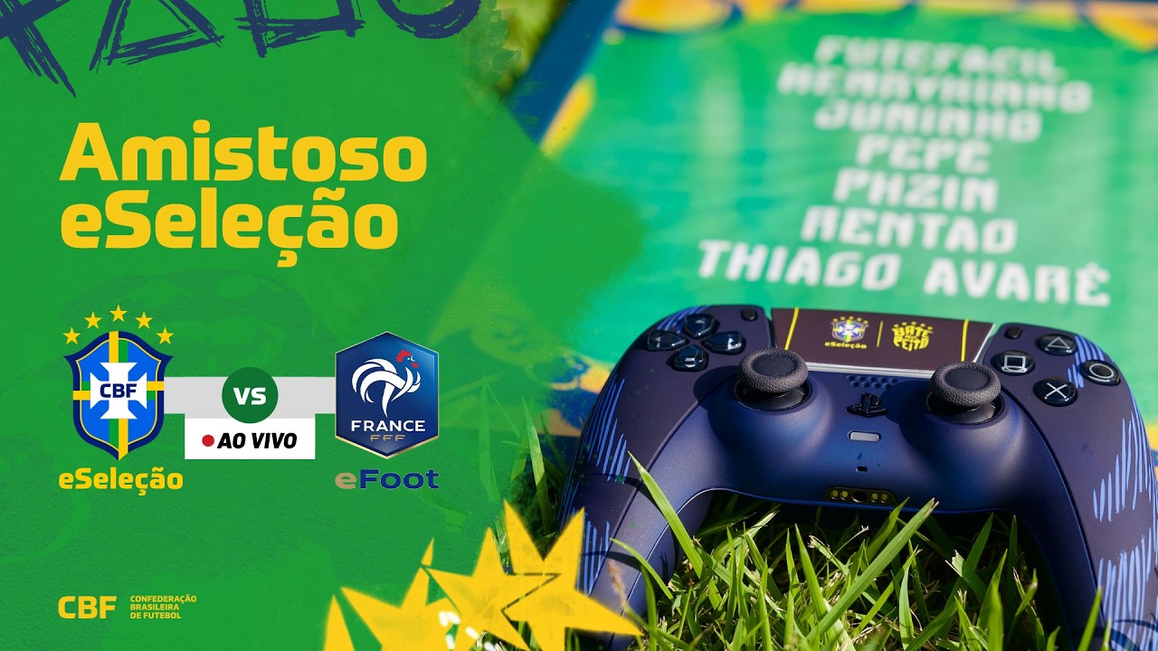 AO VIVO: BRASIL x FRANÇA | AMISTOSO INTERNACIONAL ESPORTS