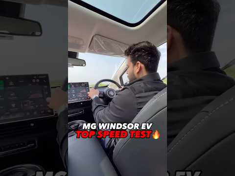 Thumbnail for MG WINDSOR EV TOP SPEED CHECK 200+ KM/HR?🔥 #mg #mgindia #mgmotor #morrisgarages #windsor #shorts by Mahindra & Mahindra