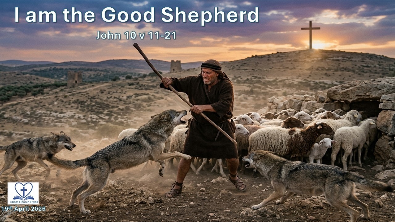 The "I AM" sayings of Jesus - Part 4: "I am the Good Shepherd" - John 10 v 11 - 18 (19th April 2026)