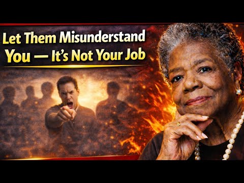 Let Them Misunderstand You — It’s Not Your Job | MAYA ANGELOU | Motivational Speech