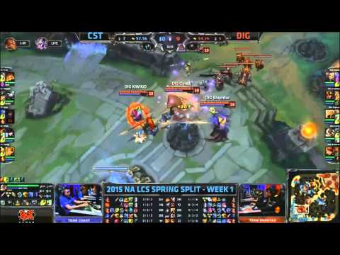 Epic Moment Stop 4 Recall's DIG Gamsu vs CST 2015 NA LCS Spring
